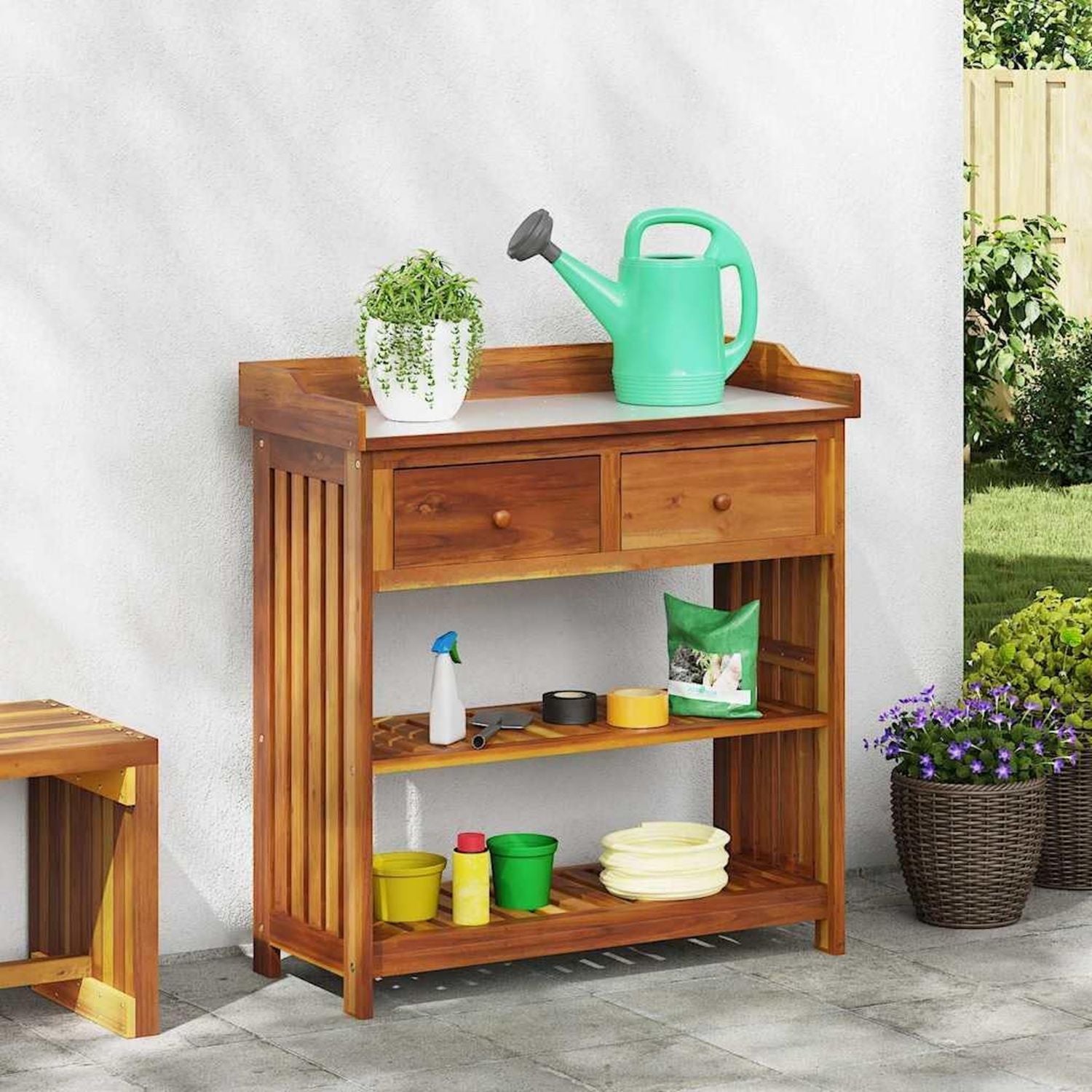 Armadietto Casa Giardino Farmacia Rovere cm Ingegnerizzato 30 x 42.5 x 150 Marrone Legno