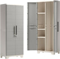 Armadio Casa Giardino OTTA e cm Massello Pino 76.5 x 53 x 172 Marrone Bianco Legno