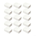 Scatola di giunzione versatile e impermeabile alloggiamento in plastica ABS colore bianco per connessioni elettriche sicure per interni ed esterni e organizzazione dei cavi 15 pezzi