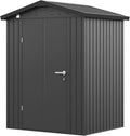 Armadio GFP Primeyard Casetta da Giardino Metallo cm da Esterno 150 x 120 x 205 per Attrezzi Antracite
