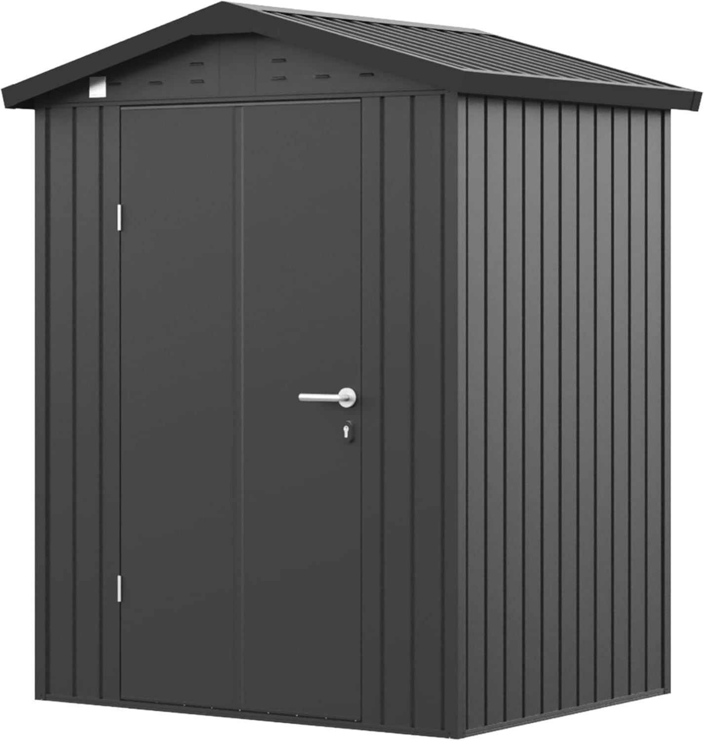 Armadio GFP Primeyard Casetta da Giardino Metallo cm da Esterno 150 x 120 x 205 per Attrezzi Antracite